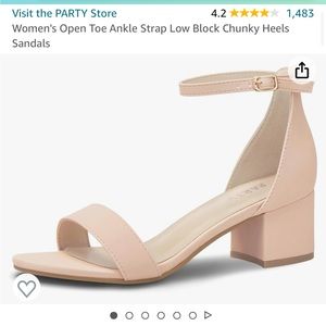 Like New Nude Half Heels